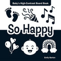 So Happy: Baby's High-Contrast Board Book